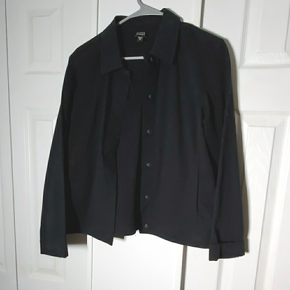 Eileen fisher open front cardigan